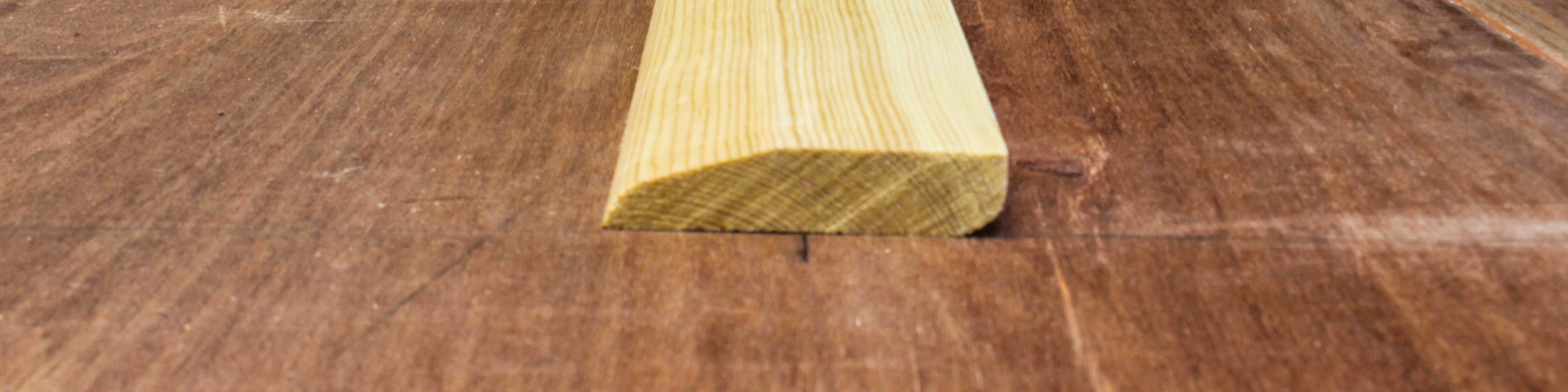 19 x 75 Chamf/Pencil round dual purpose skirting